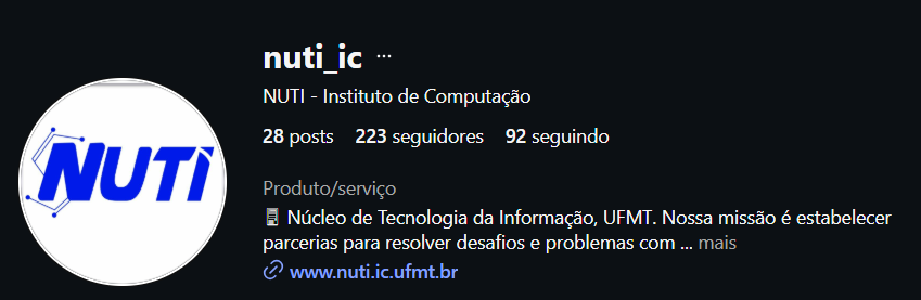 Local de trabalho do NUTI